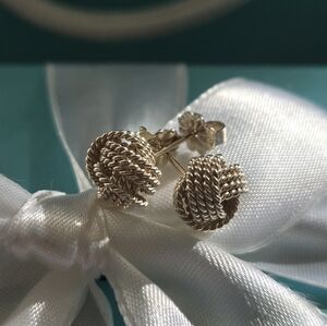 Tiffany & Co Mesh Knot Earrings